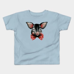 Black Pig Kids T-Shirt